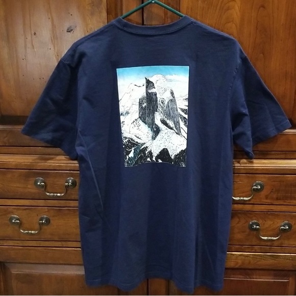 Patagonia Glacier Responsibili-Tee Half Dome Yosemite L - Picture 6 of 9